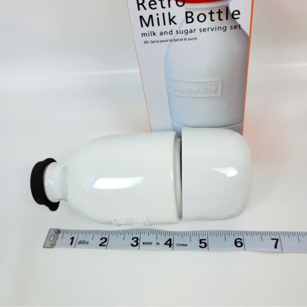 Milk and Sugar Serving Set Milk Bottle - Picture 4 of 5